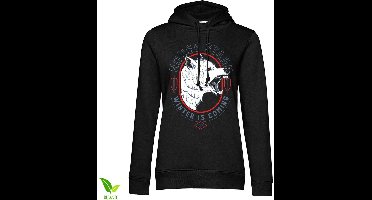 Game of Thrones Hoodie House StarkWinter Is Coming Girls Hoodie WB-57-GOT005-H64-3 Black-S
