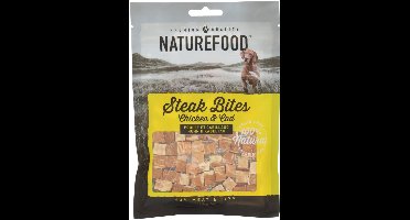 Rosewood Naturefood Steak Bites Kip & Koolvis - 100 gr