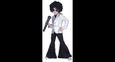 Disco Fever kostuum zilver kind