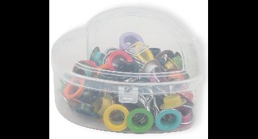 Ringen met schijven 11 mm mix doos - Prym