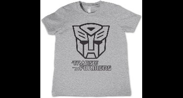 Transformers Autobots Monotone Kids T-Shirt Heathergrey-10 Jahre
