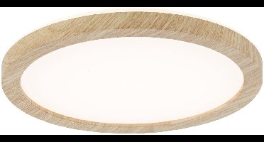 LED-paneel Atria Shine Backlight IP44 rond 190mm 11,2W 850lm 3000K Houtlook