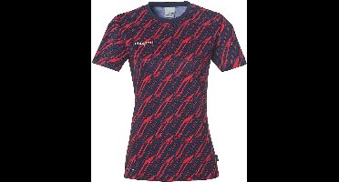 Uhlsport Damen Sportshirt Progressive 28 Shirt Kurzarm 1002268 Marine/Rot-L