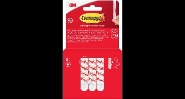 3M Command Navulverpakking Strips, Maat S, wit