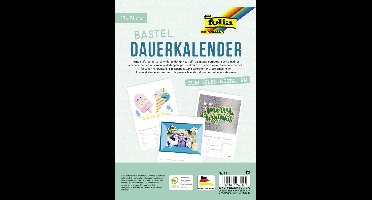 folia creatieve wandkalender, 170 x 240 mm, wit