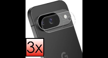 Camera Lens Protector - 3 Stuks - Geschikt voor Google Pixel 10 - Camera Screenprotector - Beschermglas - Gehard Glas - Tempered Glass - Screen Protector