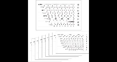 Allecto plus - 10 stuks Harmonic Balancer Timing Tape voor Motoren, 5,25" tot 8,00" Dia - Verbeter Motorprestaties en Timing met Precisie Stickers.