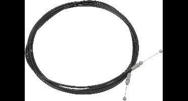 Allecto Plus - Kofferbaksluitingskabel voor auto's, zwart, geschikt voor Toyota Camry 2007-2011