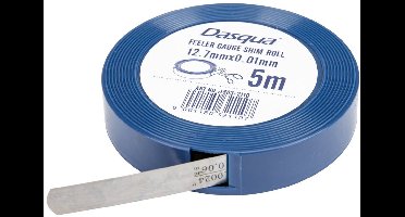 Dasqua 1803-4116 Voelermaatring van gelegeerd staal Afmeting, lengte: 5 m Dikte: 0,07 mm