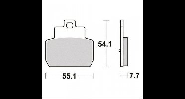 oem remblokje voor piaggio 125 x evo scooter 2007 tot 2016 nieuw