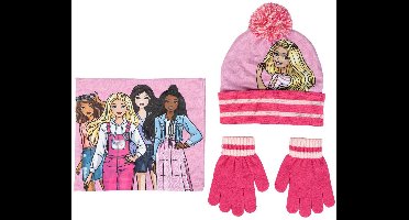 Barbie Winterset Muts Sjaal en Handschoenen Meisjes
