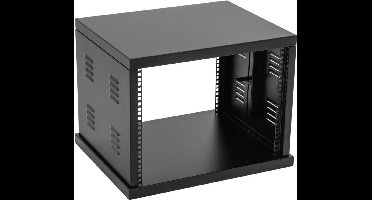 Omnitronic SR-19 19 inch rack 10 HE Staal Incl. wielen