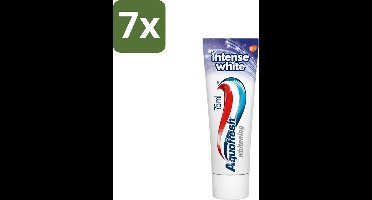 Aquafresh Tandpasta Intense White 75 ml - Bulkverpakking - 7 stuks