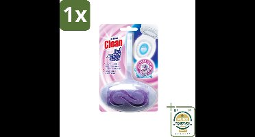 1 x At Home - Clean - Toiletblok - 3in1 Active - Lavender Power - Neutraliseert & Reinigt - 1 Blok- Toiletblok - Reinigen - Neutraliseren - Verfrissen - Geur