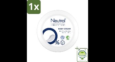 1 x Neutral Bodycrème Parfumvrije 250 ml - Lichaamscrème - Gevoelige Huid - Droge Huid - Ruwe Huid - Hypoallergeen