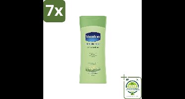7 x Vaseline - Aloe Soothe - Bodylotion - Verzachtend - 200 ml - Grootverpakking - Lichaamslotion - Aloë Vera - Verzachtende Lotion - Hydraterende Lotion - Droge Huid