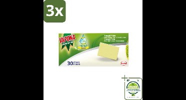3 x Vapona - Verstuiver Navulling - Green Action- 30 Tabletten - Grootverpakking - Insectenbestrijding - Tabletnavulling - Vapona - Elektronische Parfum Verstuiver - Huis