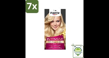 7 x Poly Palette - Haarverf - Zacht Natuurlijk Blond 280 - 115ml - Grootverpakking - Haarverf - Blonde Haarkleur - Natuurlijke Haarkleur - Crèmekleuring - Grijsdekking