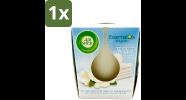 Air Wick – Geurkaars – Fris Linnen met Essentiële Oliën – 105 g - 1 stuk