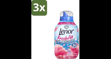Lenor - Wasverzachter - Fresh Air - Fleurige Bloesem - 36 Wasbeurten - Bulkverpakking - 3 stuks