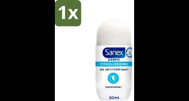 Sanex Dermo - Deodorant Roller - Hypoallergeen - 48h Anti-Transpirant - 50 ml - 1 stuk