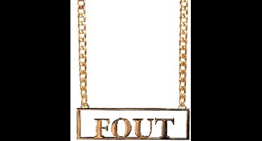 Ketting met hanger Fout