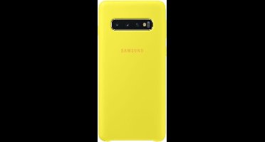 Samsung Silicone Cover - voor Samsung Galaxy S10 - Geel