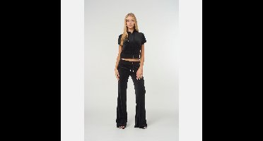 Juicy Couture Layla Low Rise Pocketed Flare ZWART - Maat M