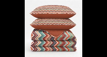 Sleeptime 2 in 1 Dekbed zonder Overtrek Indra - Dekbed - 240 x 200 cm + 2 x kussenslopen 60x70 - Multi