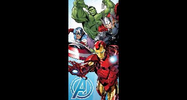 Marvel Avengers Blue - Strandlaken - 70 x 140 cm - Multi