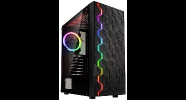 Kolink INSPIRE K8 Midi-tower Gaming-behuizing, Behuizing Zwart