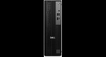 DELL Pro QCS1255 AMD Ryzen™ 7 8700G 16 GB DDR5-SDRAM 512 GB SSD Windows 11 Pro Slim PC PC Zwart