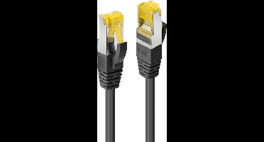 LINDY 47314 RJ45 Netwerkkabel, patchkabel CAT 6a (losse kabel CAT 7) S/FTP 15.00 m Zwart 1 stuk(s)