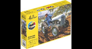 Heller Modelbouwpakket Militaire voertuigen - 57401 Ferguson TE-20/FF-30 Petit Gris - 2 Bouwopties - Landbouwvoertuig - Starter Kit Plastic - 1:24 - Modelbouw