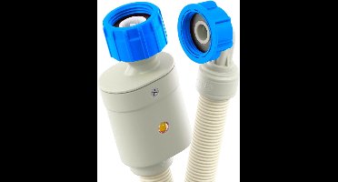 Fixem Aanvoerslang Toevoerslang 3.5 Meter met Aquastop Aanvoerslang Geschikt voor Alle Merken met 3/4 Wartelaansluiting Wasmachine en Vaatwasser Koud Water tot 25 Graden