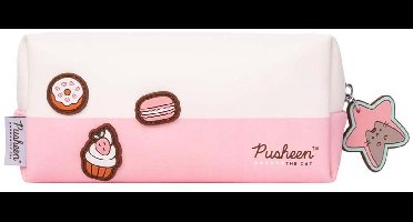Pusheen Make-uptasje Meisjes 19 X 9 Cm Polyester Roze/wit