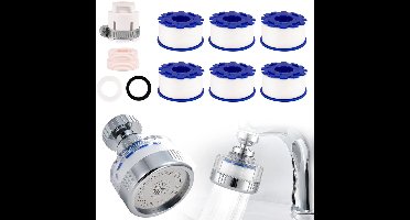 RVV® Waterfilter kraan - Waterfilter - Zilver - 5cm x 5cm x 7cm