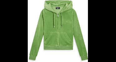 Juicy Couture Juicy Couture Robertson Zip Through Hoodie With Zip GROEN - Maat M