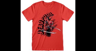 Deadpool Heren T-shirt - rood - M