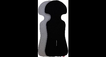 Universeel Stoelkussen Babyzitje & Kinderwagen - Ademend Katoen Zitverhoger 77x32 cm