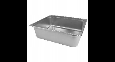 Mega-M Professionele GN 2/1 Bak - 65x53 cm - Diepte 200 mm - RVS - Gastronorm Container - Roestvrij Staal - Voor Grootkeuken en Catering - Maximale Inhoud
