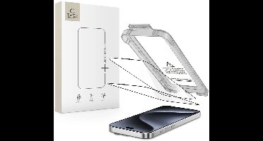Tech-Protect Gehard Glas Snelle Set+ 2-Pack Voor Iphone 15 Pro High