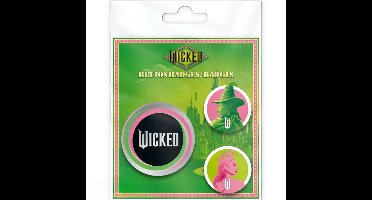 Wicked Elphaba & Glinda Badge Pack (3x)