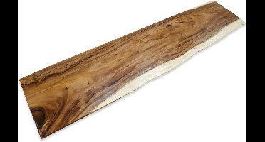 Massief Suar Houten Plank op Maat - Dikke Eettafelblad of Wandplank Rustiek