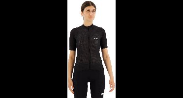 Poc Essential Road Logo Korte Mouw Wielertrui Zwart M Vrouw