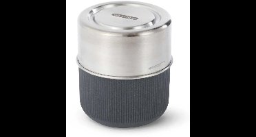 Black+Blum Glazen Lunchbox - Pot - 450ml - Grijs