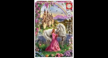 Educa puzzel - Fairy and unicorn - 500 stukjes