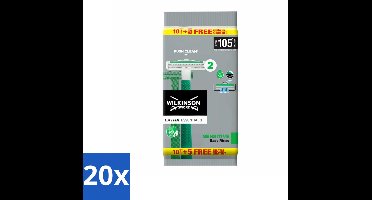 Wilkinson - Wegwerpscheermesjes - Extra Essential 2 Sensitive - Zacht - 15 mesjes - Bulkverpakking - 20 stuks
