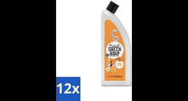 Marcel's Green Soap - Toiletreiniger - Sinaasappel & Jasmijn - Krachtige frisheid - Voordeelverpakking - 12 stuks