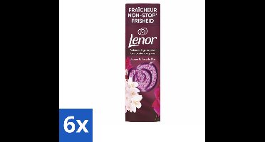 6 x Lenor - Geurbooster - Jasmijn & Rose de Mai - Non-Stop Frisheid - 19 Wasbeurten - Lenor Geurbooster - Wasgeur - Geurversterker - Jasmijn Geur - Rose Geur